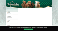 Desktop Screenshot of mooswaldhof.de